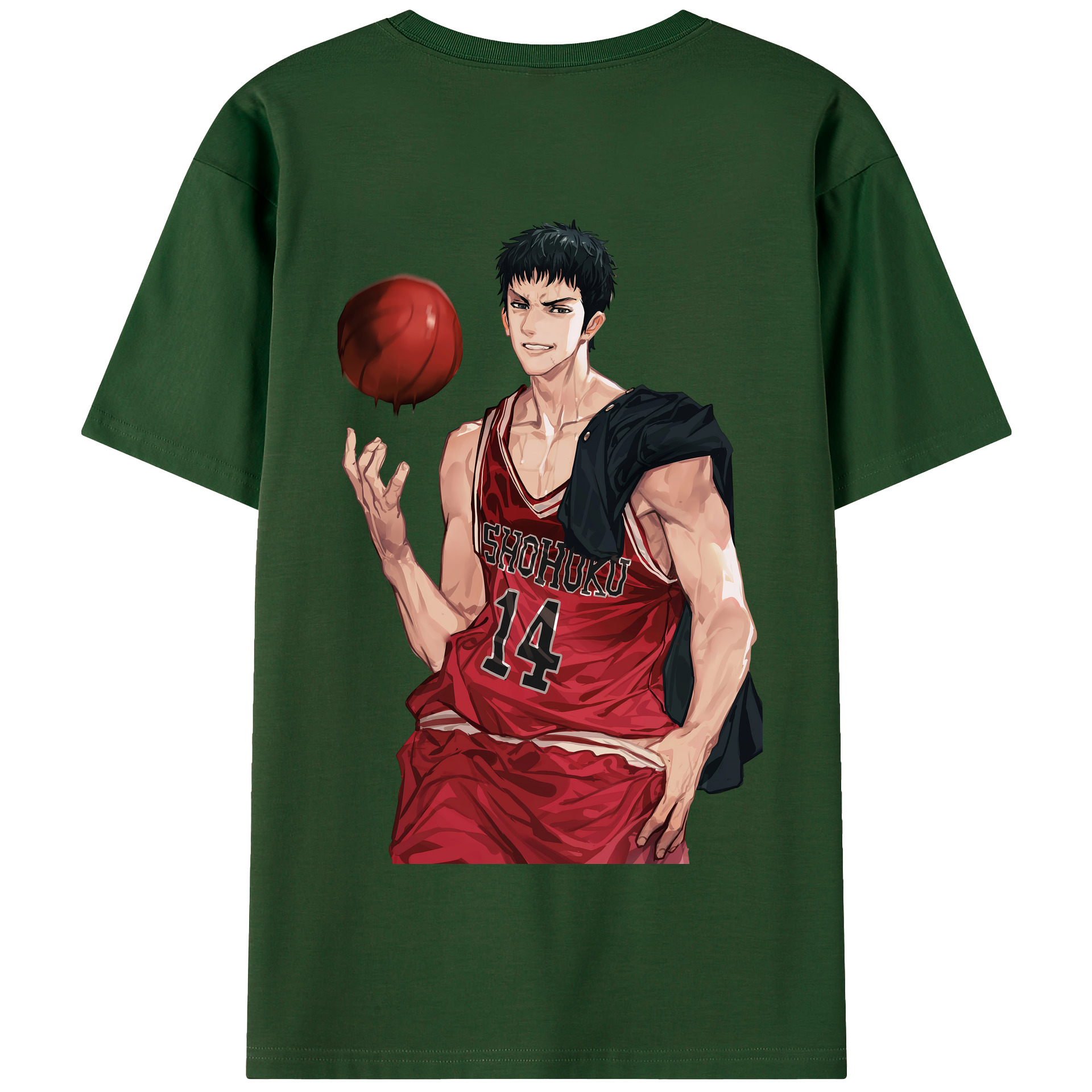（画像用） SLAM DUNK／スラムダンク 綿100％半袖Tシャツ（背面プリント）